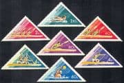 Hungary 1973 Aquatic Sports / Games / Canoes / Kayak / Swimming 7v triangular (n36814)