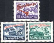 Hungary 1973 Car/ Bike/ Safety/ Drink/ Transport/ Driving/ Bicycle/ Cycling/ Alcohol 3v (n28513)
