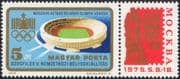 Hungary 1975 "Socphilex V" Stamp Exhibition/ Olympic Stadium/ Buildings/ Architecture/ StampEx/ Sports 1v + lbl (n45710)