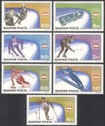 Hungary 1975 Winter Olympic Games / Olympics / Ice Hockey / Skiing / Sports 7v (n40328)