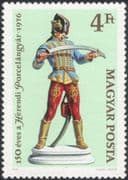 Hungary 1976 Herend Porcelain/ Ceramics/ Pottery/ Art/ Statue/ Military 1v (n45594)