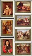 Hungary 1976 Prince Rakoczi II/ Military/ Horses/ People/ Soldiers/ Art/ Paintings 7v set (n45543)