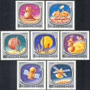 Hungary 1976 Space/ Mars/ Venus/ Rockets/ Planets/ Viking/ Venera 7v set (n42374)