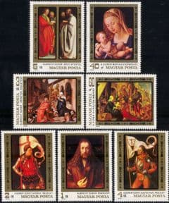 Hungary 1978 Albrecht Durer/ Art/ Paintings/ Artists/ Nativity/ Apostles/ Magi/ Saints 7v set (n45590)