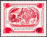 Hungary 1978 Gyula Krudy/ Writer/ Author/ Literature/ Books/ People/ Stage Coach/ Transport 1v (n45462)