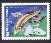 Hungary 1979 Sturgeon / Fish / Cousteau / Nature / Boats / Conservation / Map 1v (n34987)