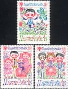 Hungary 1979 Year of the Child/ IYC/ Children/ Family/ Dog/ Animation 3v set (n45269)