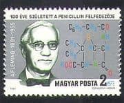 Hungary 1981 Alexander Fleming / Penicillin / Science / Medical / Health 1v (n36907)