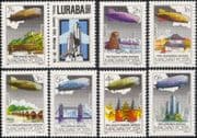 Hungary 1981 "Graf Zeppelin"/ Airship/ Aircraft/ Aviation/ Transport/ Ship/ Bridges/ StampEx 7v set (n45220)