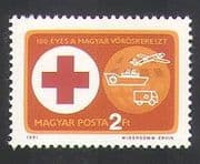 Hungary 1981 Red Cross / Medical / Health / Welfare / Ambulance / Transport 1v (n34745)