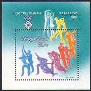 Hungary 1983 Sports / Winter Olympic Games / Skating / Olympics 1v m / s (n34861)