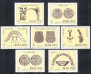 Hungary 1984 Archaeology / Heritage / History / Art / Craft / Birds 7v set (n36809)
