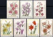 Hungary 1985 Wild Flowers/ Plants/ Nature/ Lily/ Lilies/ Violet/ Saffron 7v set (n45468)