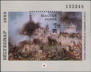 Hungary 1989 Red Cross/ Battle of Solferino/ Medical/ Health/ Welfare/ Art/ Painting/ Artists/ Painters 1v m/s( n32365)