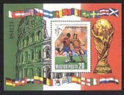 Hungary 1990 Football World Cup Championships/ "Italia '90"/WC/ Sports/ Soccer 1v m/s (n28038)