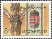 Hungary 1990 New State Arms/ St Stephen/ Heraldry/ Coat-of-Arms/ Statue 1v (n46212)