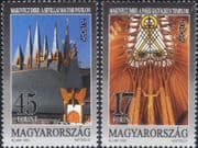 Hungary 1993 Europa/ Architecture/ Buildings/ Church/ Expo Pavilion 2v set (n46546)