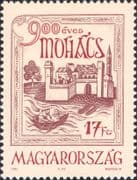 Hungary 1993 Mohacs 900th/ Town Buildings/ Architecture/ Rowing Boat 1v (n46789)