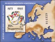 Hungary 1993 Security Conference Anniversary/ Dove/ Map/ BIrds 1v m/s (hx1011)