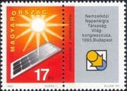 Hungary 1993 Solar Power Congress/ Energy Conservation/ Sun/ Solar Panel 1v (n46157)