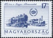 Hungary 1993 Trains/ Steam Engines/ Transport/ Rail/ Railways/ Locomotives 1v (n22281a)