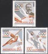Hungary 1995 Olympic Games/ Sports/ Olympics/ Fencing/ Gymnastics 3v set (n45575)