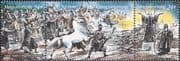 Hungary 1996 Magyar Conquest/ Horses/ Military/ Army/ Transport/ Animals/ History 3v s-t strip (s2706a)