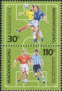 Hungary 1998 Football World Cup Championships/ WC/ Soccer/ Sports 2v set s-t pr (n46429)