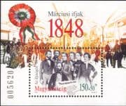 Hungary 1998 March 1848 Revolution 150th/ Uprising/ Politics/ People 1v m/s (hx1025)