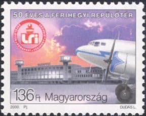 Hungary 2000 Airport/ Aviation/ Planes/ Aircraft/ Transport/ Buildings 1v (n45552)