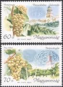 Hungary 2001 Wine Making/ Alcohol/ Drink/ Grapes/ Plants/ Buildings/ Food/ Business/ Commerce 2v set (n45540)