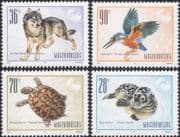 Hungary 2001 Wolf/ Kingfisher/ Seal/ Tortoise/ Animals/ Birds/ Nature/ Wildlife 4v set (n46207)