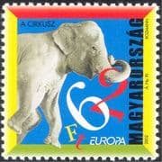 Hungary 2002 Europa/ Circus/ Elephant/ Animals/ Nature 1v (s1074a)