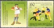 Hungary 2002 World Cup Championships/Japan-Korea/ Football/ WC/ Sports/ Soccer 1v + lbl (b9488)
