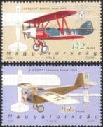 Hungary 2003 Aviation/ Planes/ Aircraft/ Transport/ Biplanes/ History 2v set (n45548)