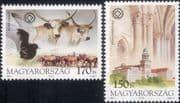 Hungary 2004 UNESCO/ Monastery/ Building/ National Park/ Birds/ Cattle/ Horses 2v set (hx1237)