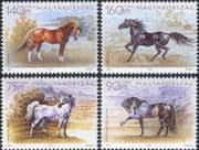 Hungary 2006 Hungarian Horses/ Animals/ Nature/ Transport/ Sport 4v set (n15764)