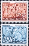 Hungary 2008 Gyorgy Konecsi/ Stamp Designer/ Artist/ Art/ Christmas 2v set (hx1184)