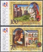 Hungary 2008 Stamp Day/ Royalty/ King/ Knight Art/ Castle/ Horse/ Royal/ Royalty 2v set (hx1251)