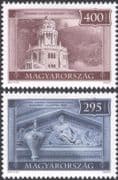 Hungary 2010 Buildings/ Tourism/ Travel/ Architecture/ Car/ Horses 2v set (n45732)