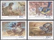 Hungary 2010 Snakes/ Birds/ Insects/ Nature/ Wildlife/ Animals/ Conservation 4v set (n45432)