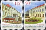 Hungary 2011 Balatonfured/ Stamp Day/ Hospital/ Buildings/ Medical/ Architecture 2v set n45755