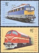 Hungary 2013 Locomotives/ Diesel/ Electric Trains/ Rail/ Railways/ Transport 2v set (n45112)