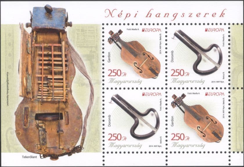 Hungary 2014 Music/ Musical Instruments/ Gardon/ Jew s Harp/ Hurdy ...