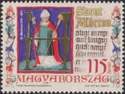 Hungary 2016 Saint Martin/ Saints/ Religion/ Art/ Paintings/ Codex/ Books/ People 1v (n45759)