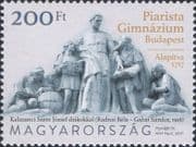 Hungary 2017 Piarist School/ Education/ Religion/ Statue/ Saints/ People 1v (hx1313)