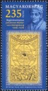 Hungary 2017 Regiomontanus/ Astronomer/ Astronomy/ Space/ Mathematics/ People 1v (n45761)