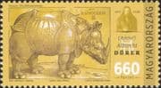 Hungary 2021 Albrecht Durer/ Rhinoceros/ Art/ Paintings/ Artists/ People/ Animals 1v (hx1221)