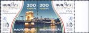 Hungary 2021 Chain Bridge/ Bridges/ Castle/ Architecture/ "HUNfilex" 2v s-t pr (hx1294)