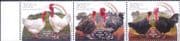 Hungary 2022 Chickens/ Poultry/ Farming/ Birds/ Nature 3v set strip (hx1288)